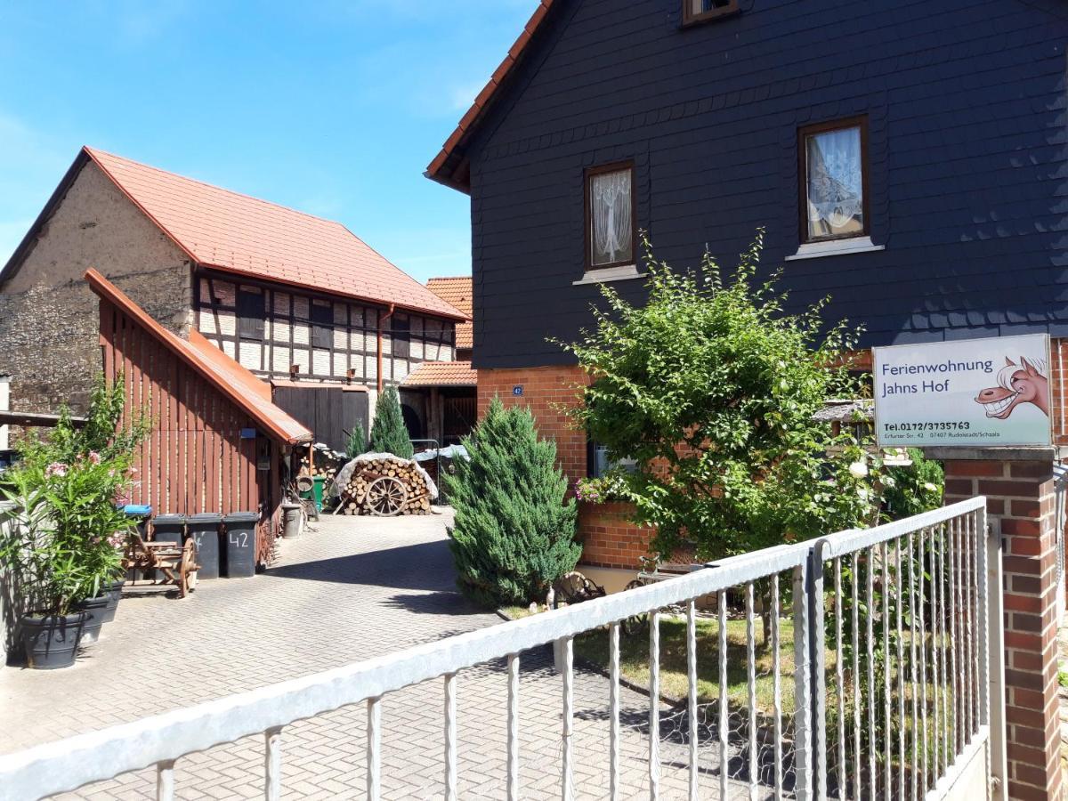 Ferienwohnung Jahns Hof 鲁多尔施塔特 外观 照片